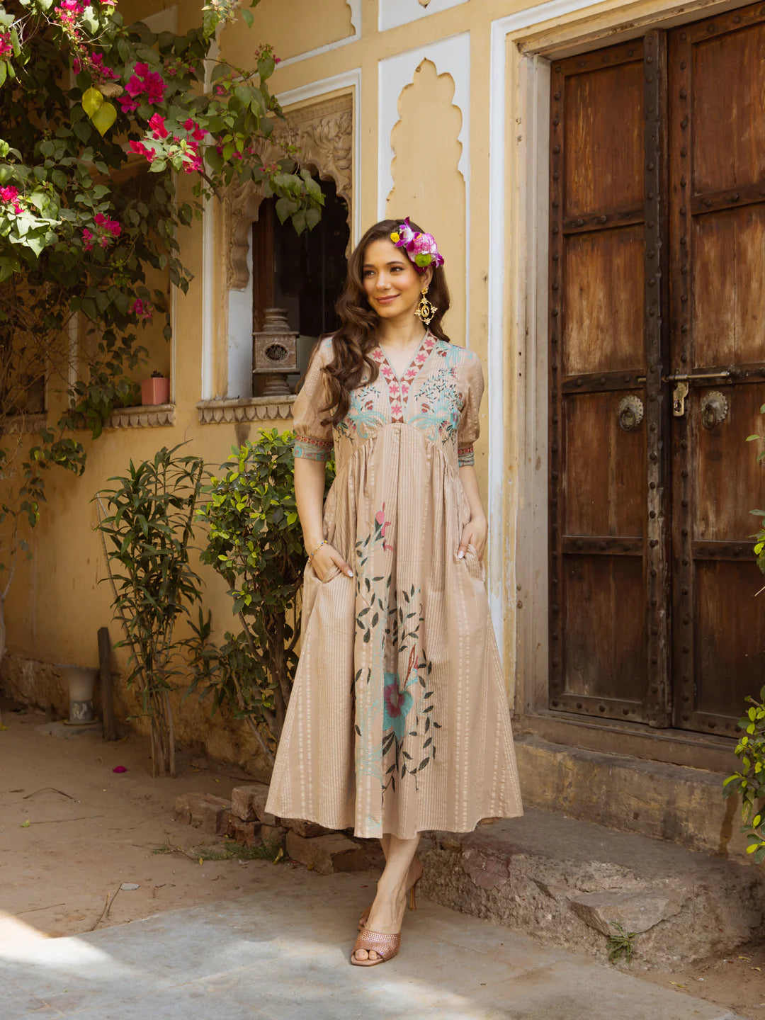 Woven Earth Dress