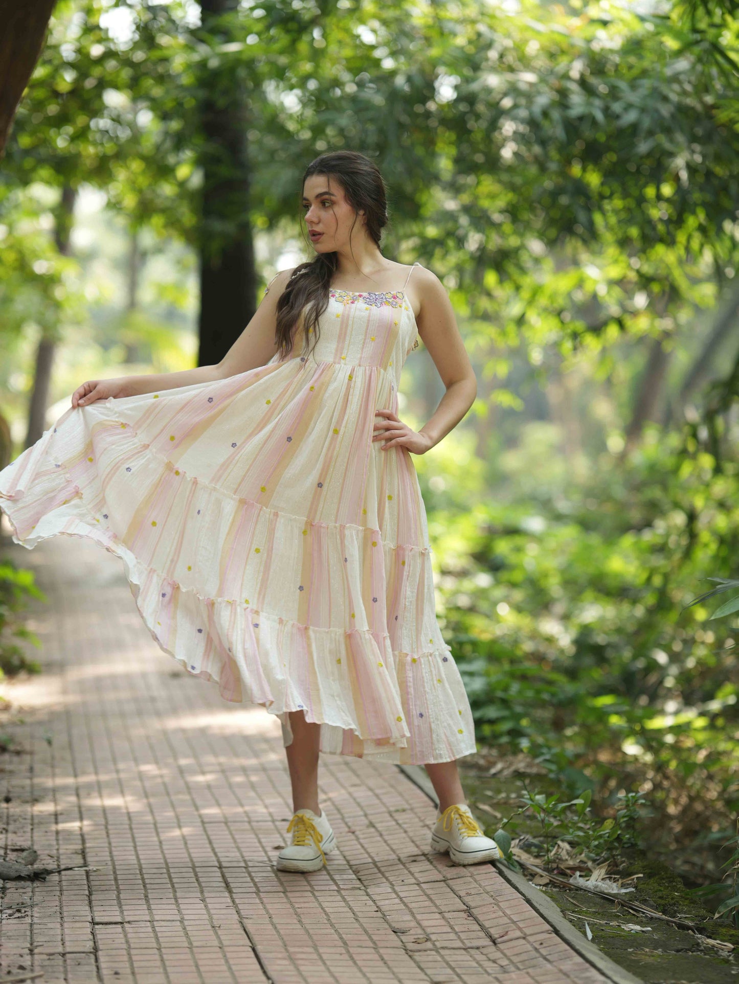 Floral Luxe Midi Dress