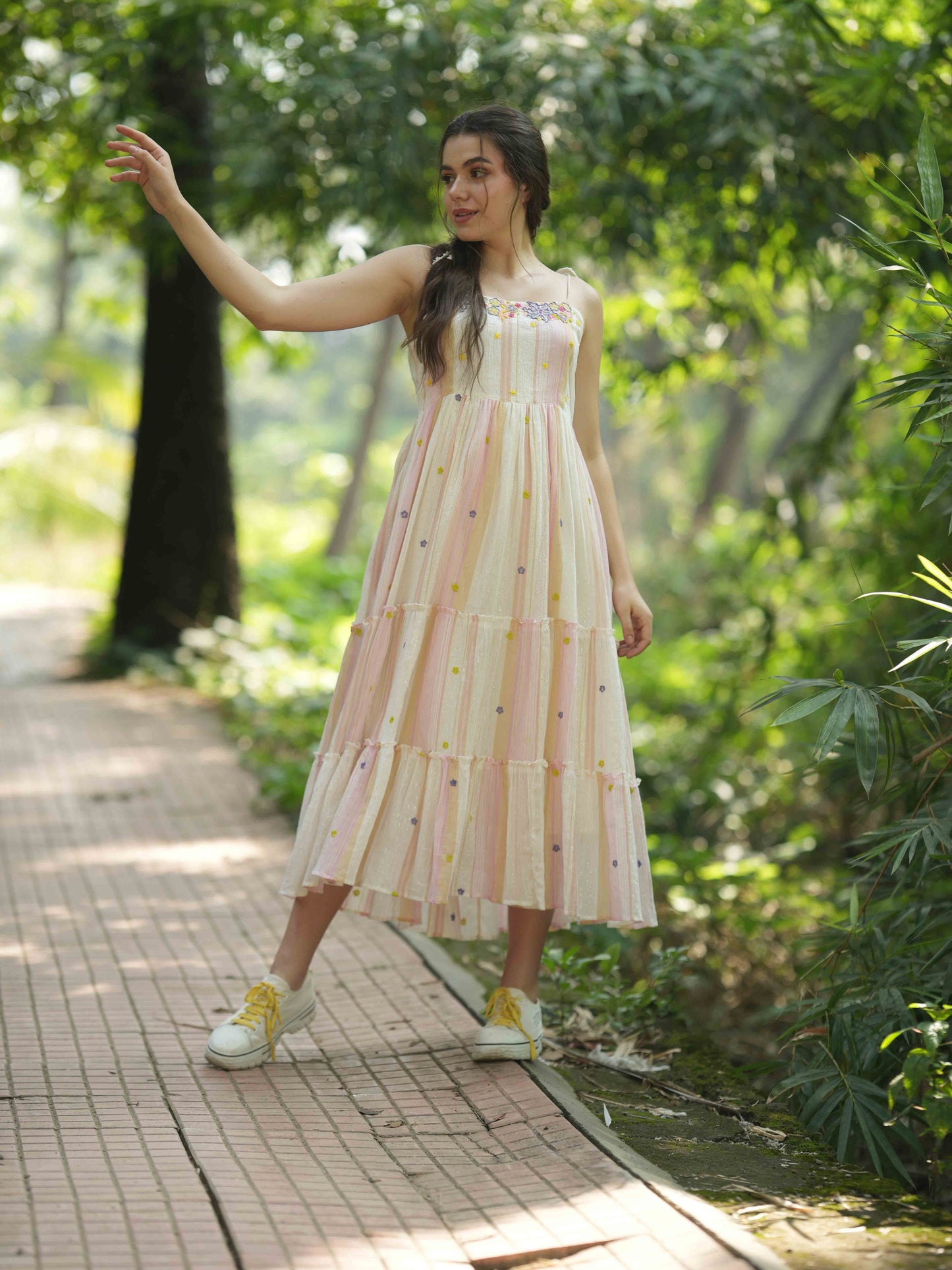 Floral Luxe Midi Dress