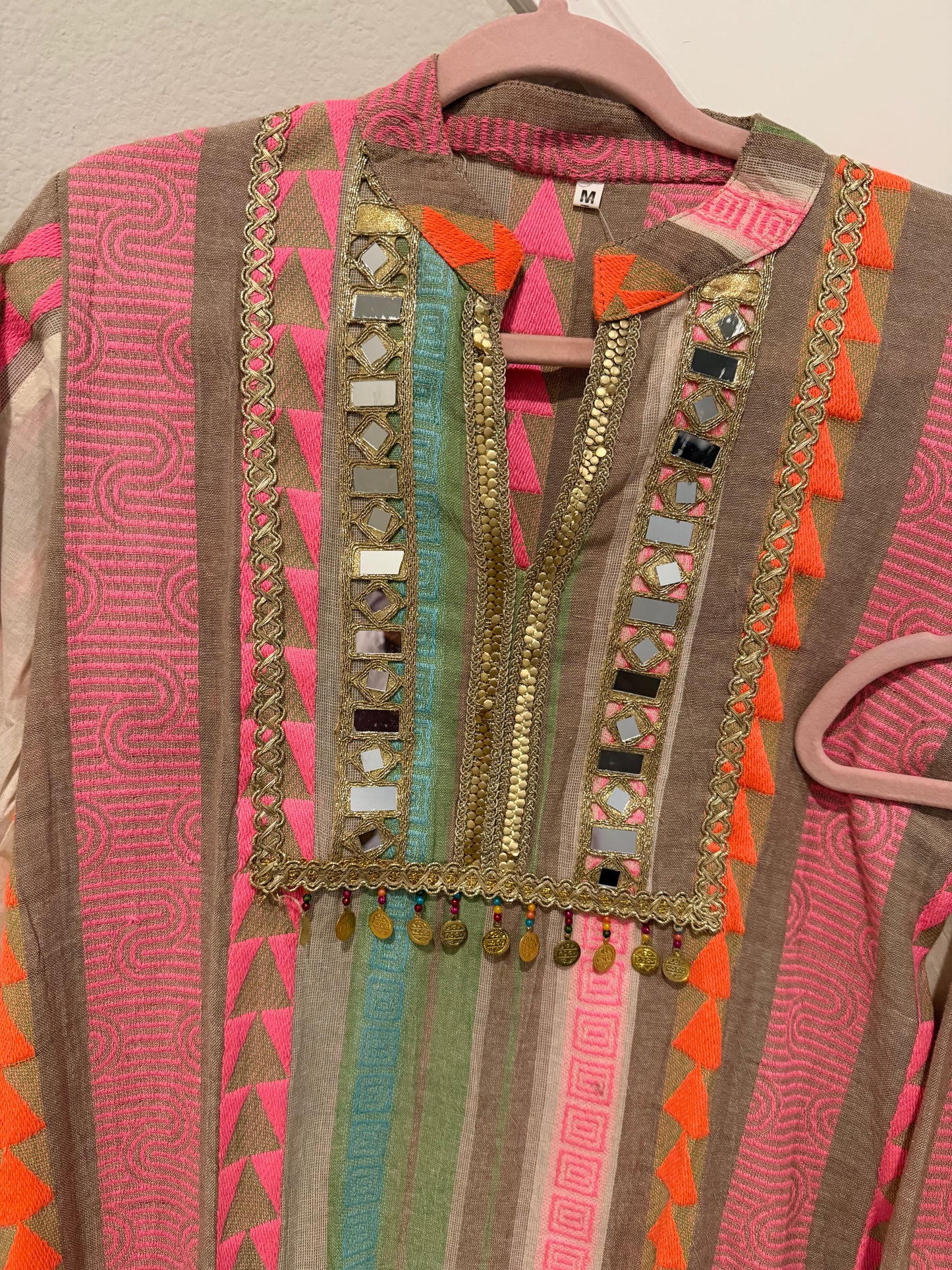 Multi-Color Cotton Co-ord Set