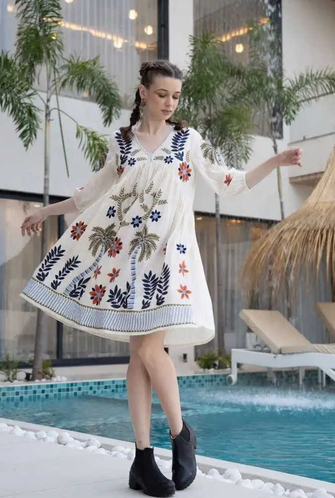 Palm Paradise Dress