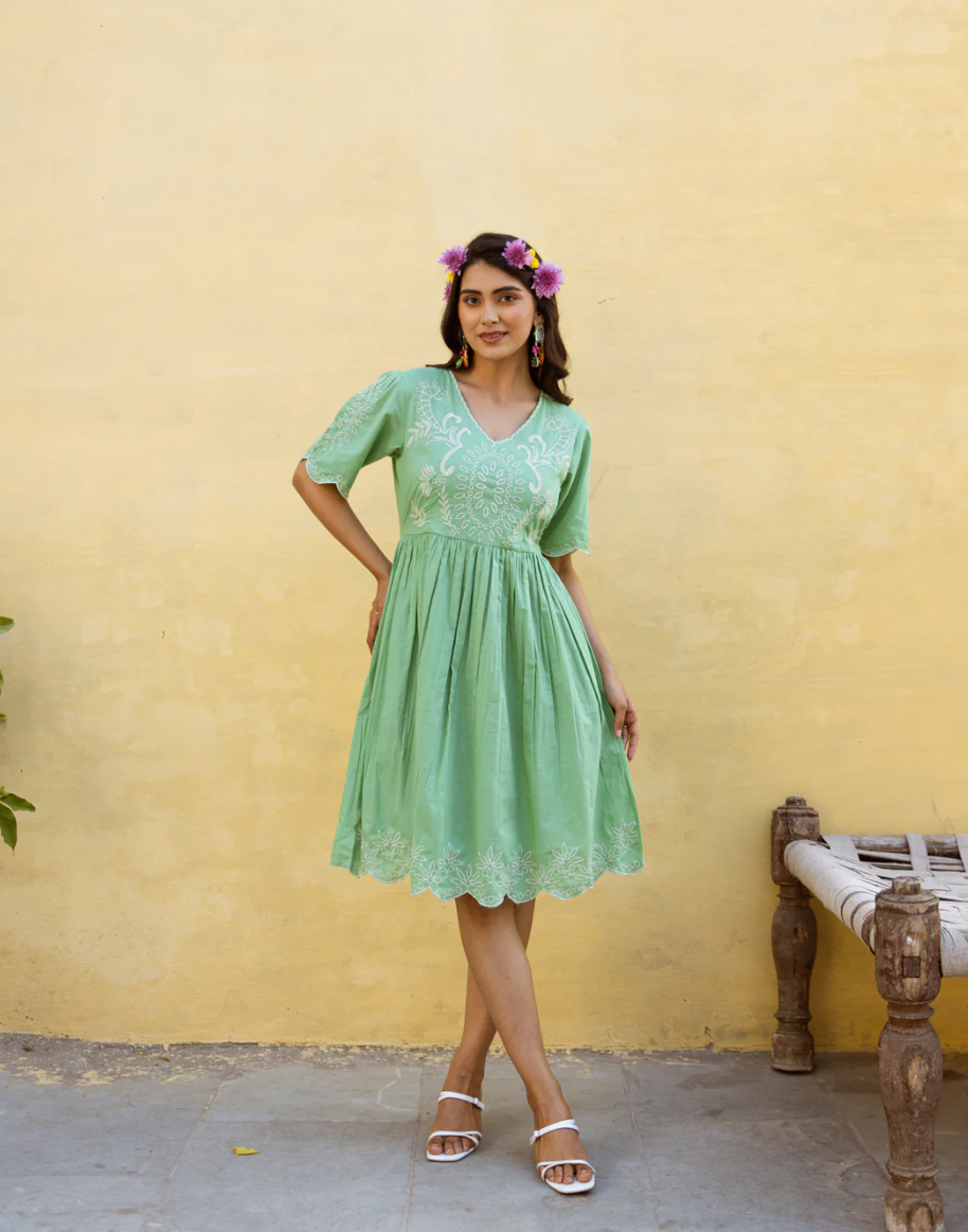 Serene Mint Dress