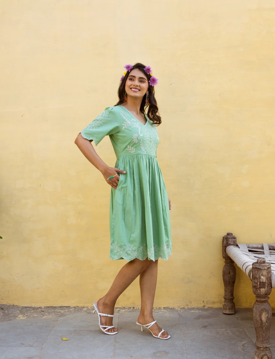 Serene Mint Dress