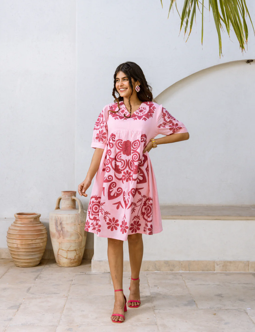 Circle Blossom Dress
