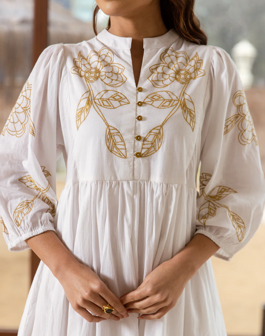 Golden Radiance Dress