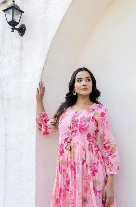 Vibrant Mul Cotton Dress