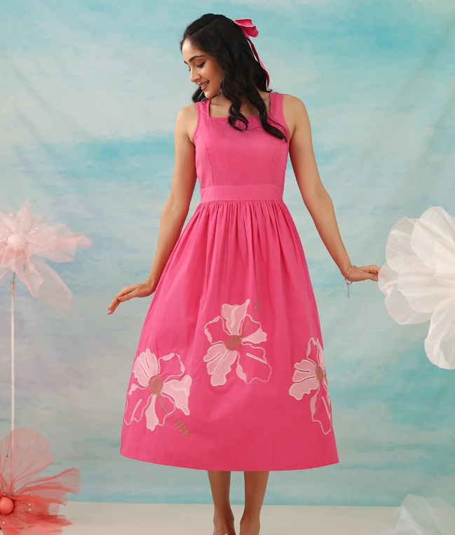 ethereal pink dress Ethereal Pink Beaded Evening Gown By Joli Poli Couture Elilhaam
