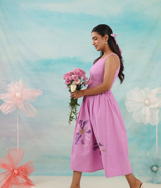 Ethereal Lavender Long Dress