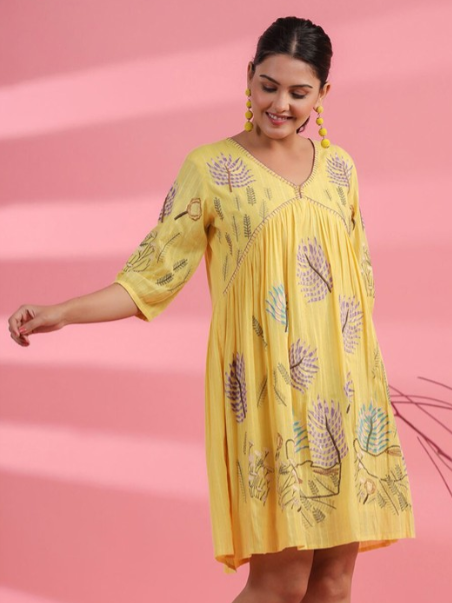 Marigold Mirage Dress