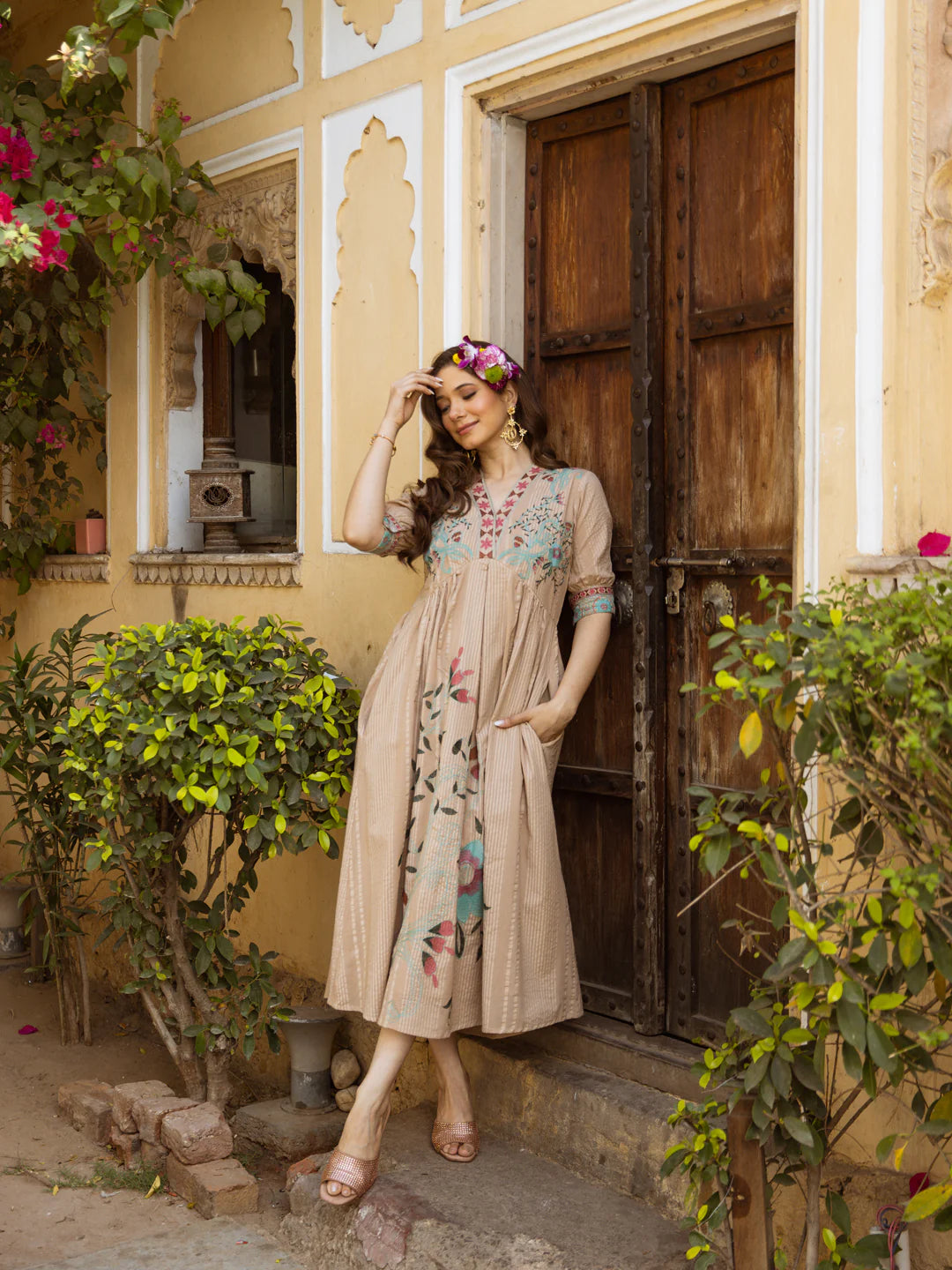 Woven Earth Dress