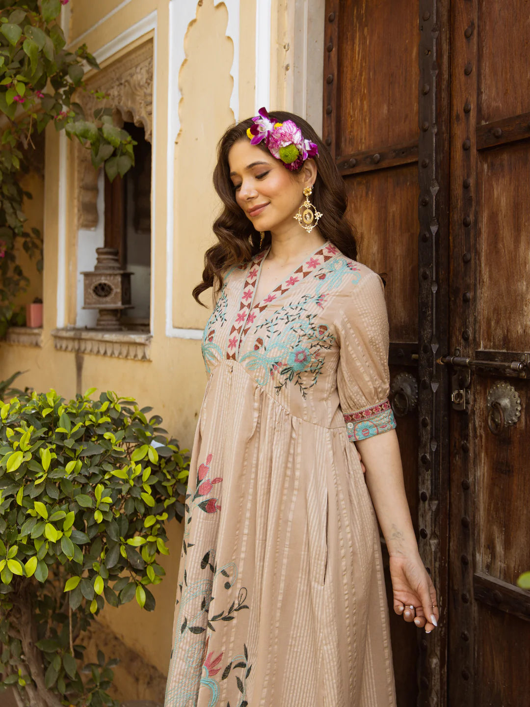 Woven Earth Dress