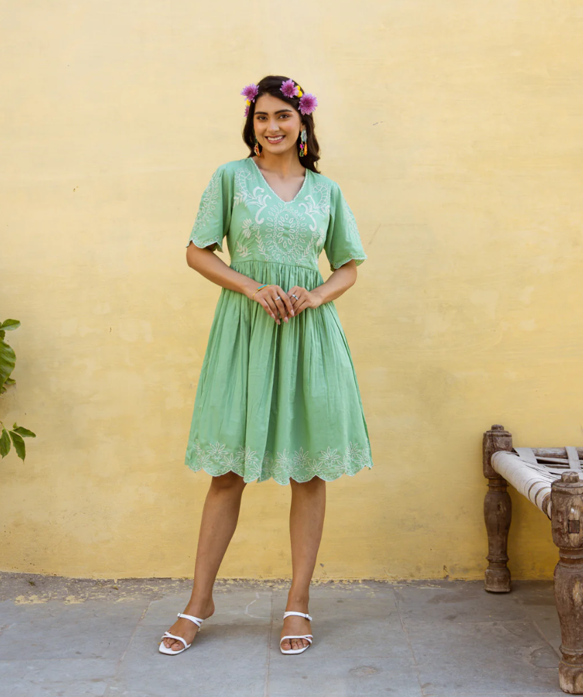 Serene Mint Dress