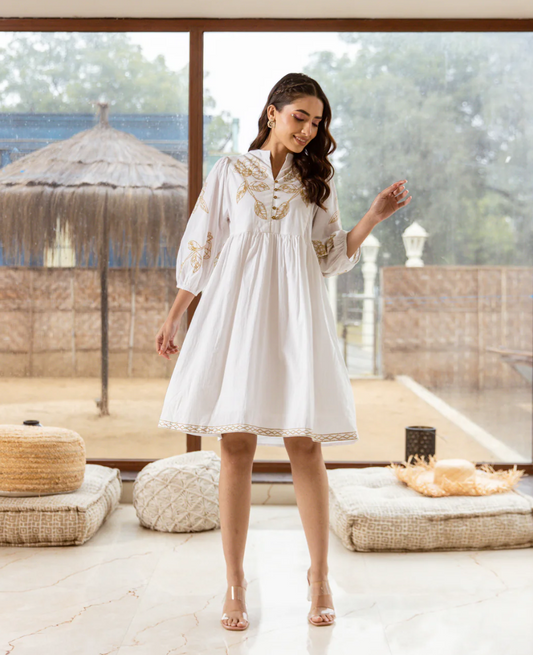 Golden Radiance Dress